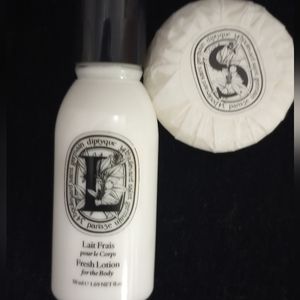 Diptyque lotion and soap